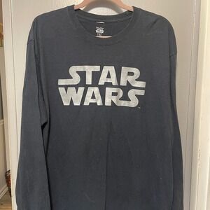 Star Wars Long Sleeve T Shirt Mens XL Disney Parks Authentic Original Black